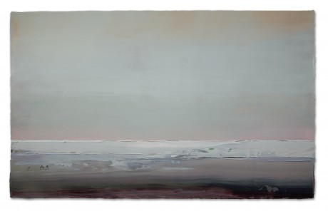 Besneeuwde Dijk Besneeuwde Dijk 81 x 131 cm encaustiek en olieverf op houtpaneel