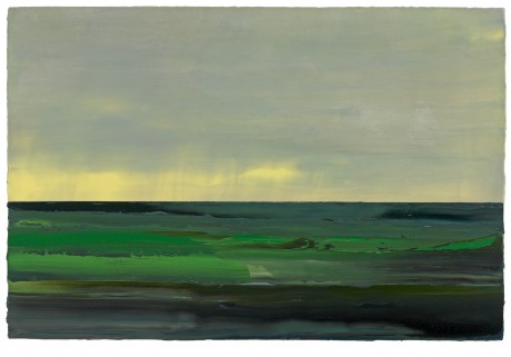 De regenbui 2011 De regenbui 81 x 121 cm encaustiek en olieverf op houtpaneel