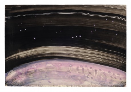 Constellatie 2008 20 x 28 cm  gemengde techniek op papier